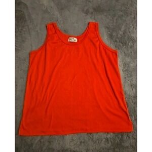 Vintage 90s Men's Physical Attraction Tank Top Red L Single Stitch Made in USA